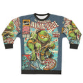 Retro Ninja Sweatshirt featuring Michaelangelo from Teenage Mutant Ninja Turtles
