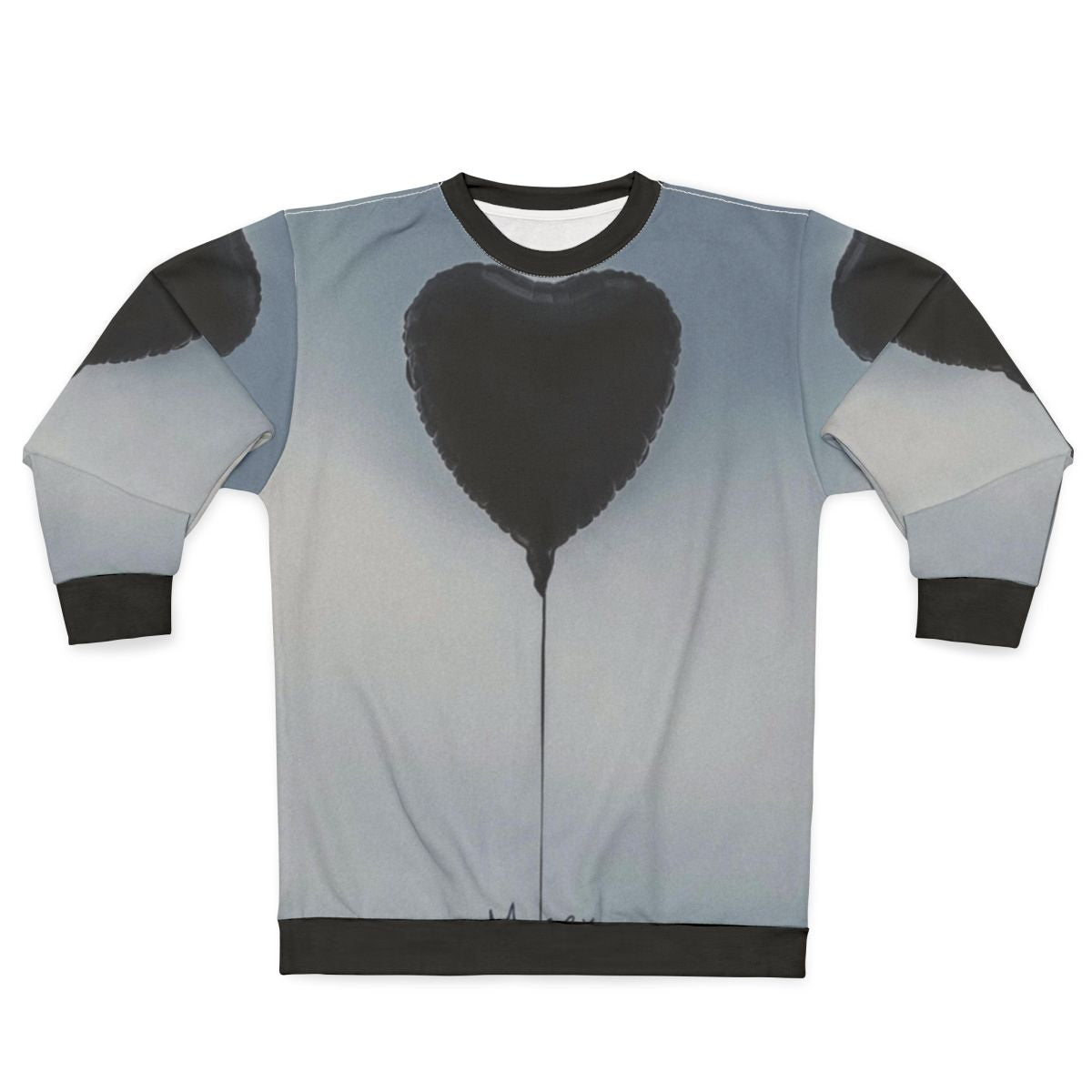 The Amity Affliction Metal Sweatshirt with Misery Wall Flag Design