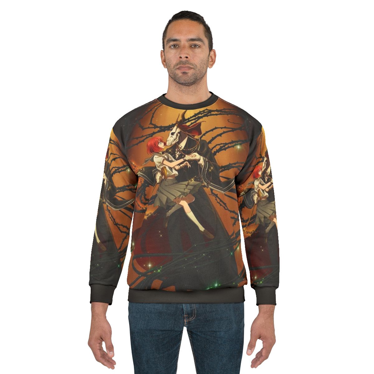 The Ancient Magus Bride Anime Sweatshirt featuring Chise Hatori and Elias Ainsworth