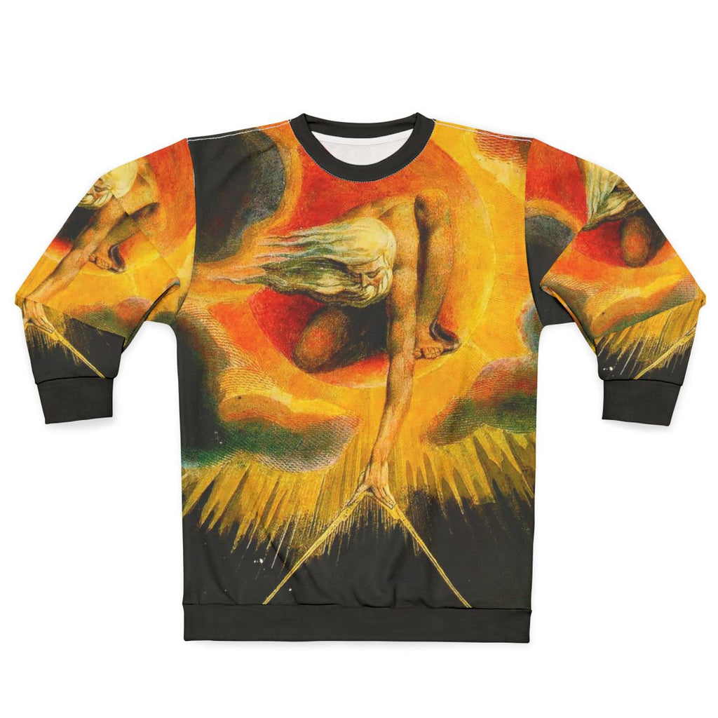 The Ancient of Days by William Blake Artwork on a Sweatshirt