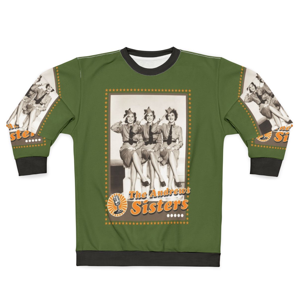 The Andrews Sisters Vintage Sweatshirt for Music Enthusiasts