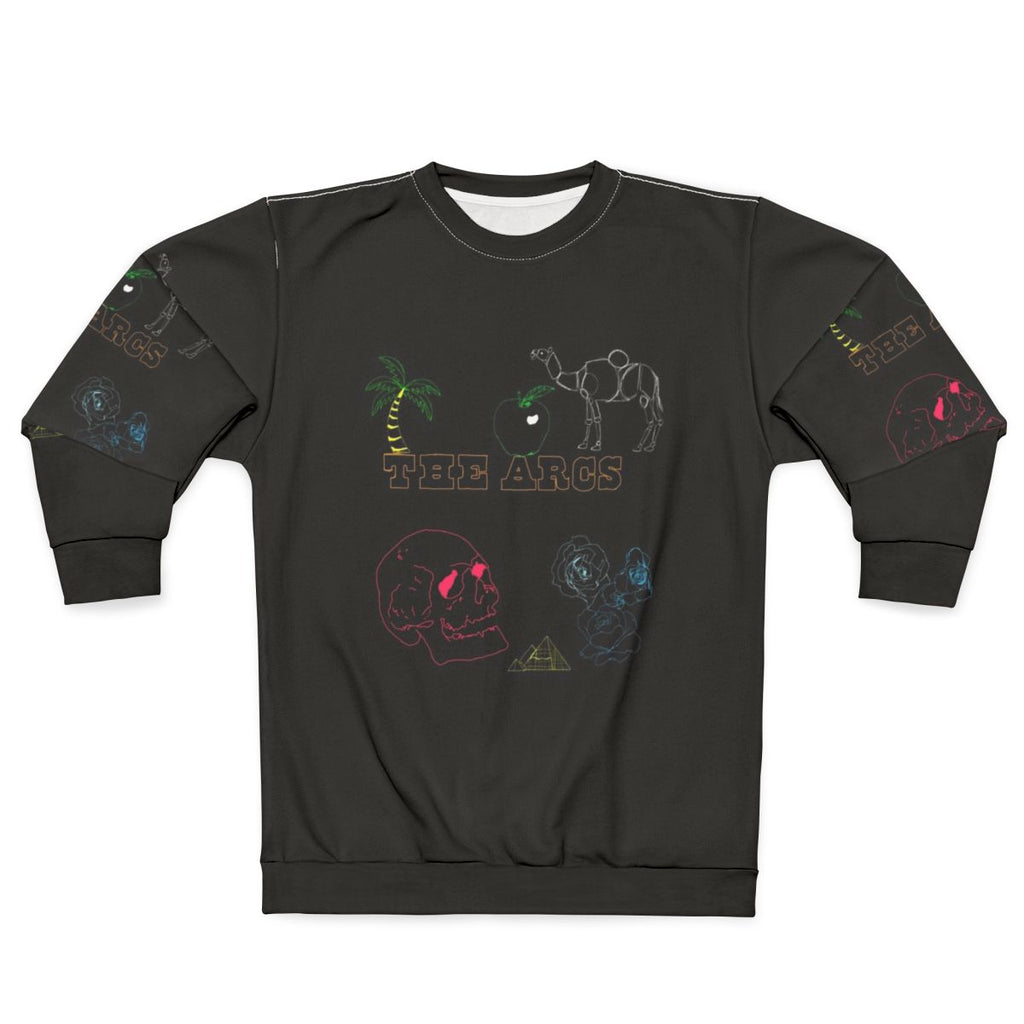 The Arcs Album Compilation Print Sweatshirt featuring indie music and garage rock elements