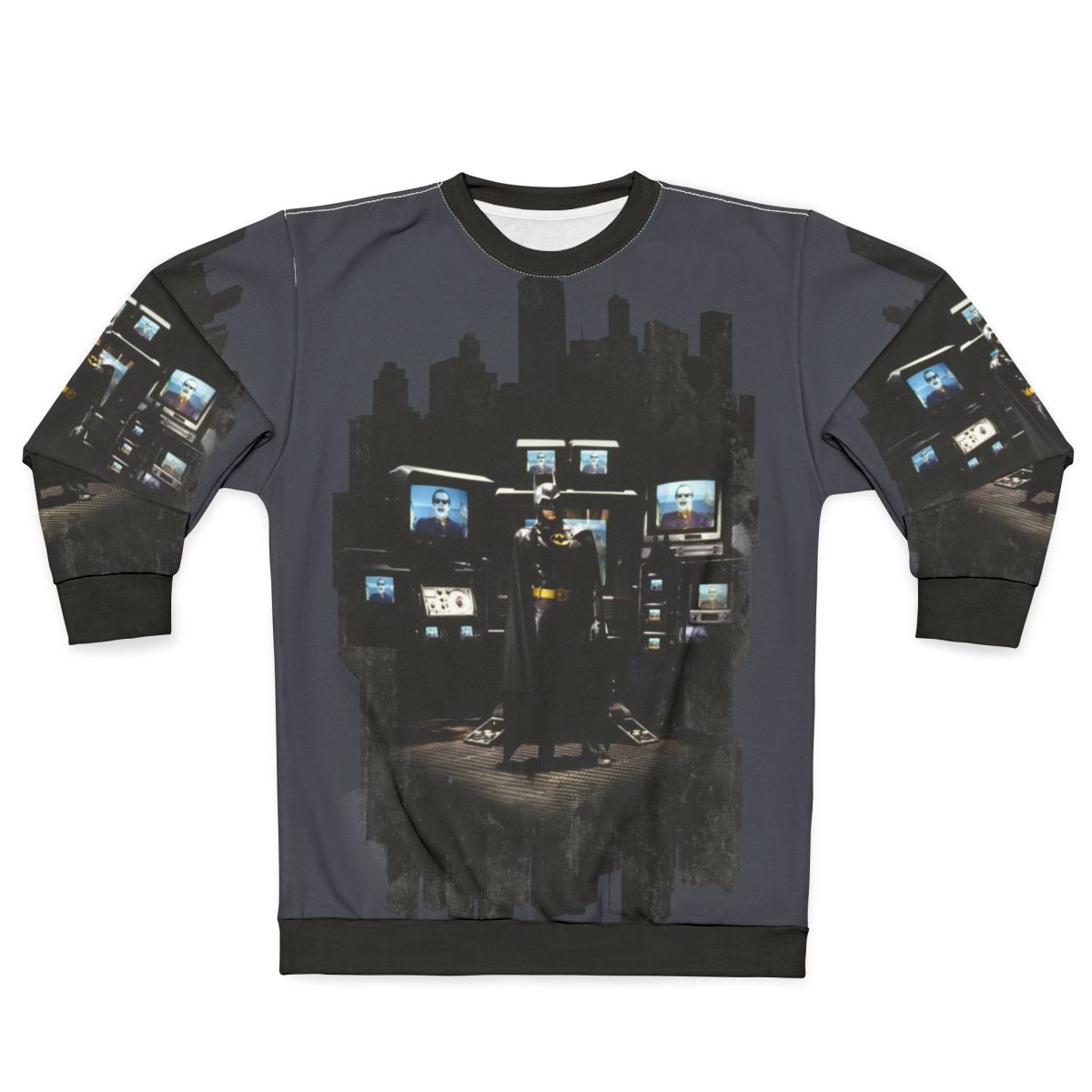 Heroic Bat City Sweatshirt with Superhero Graphic