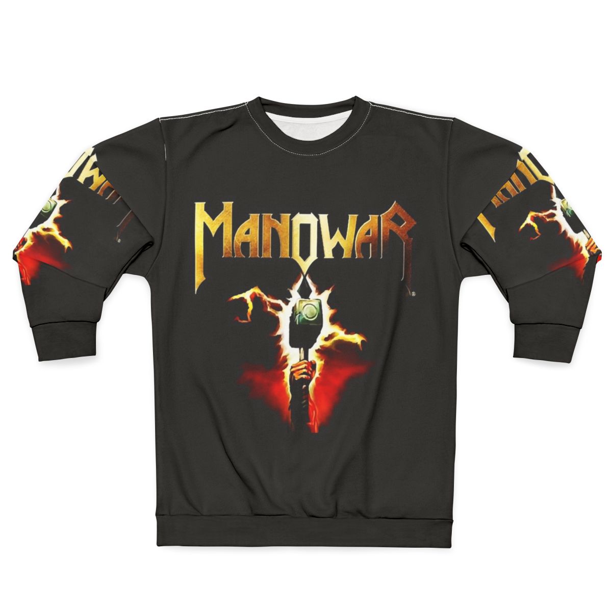 Manowar band sweatshirt for metal fans