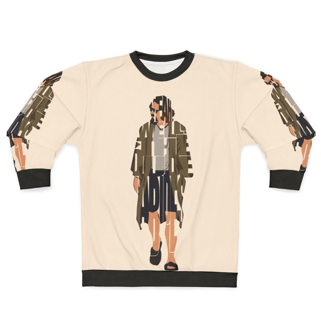 The Big Lebowski Sweatshirt featuring iconic movie typography