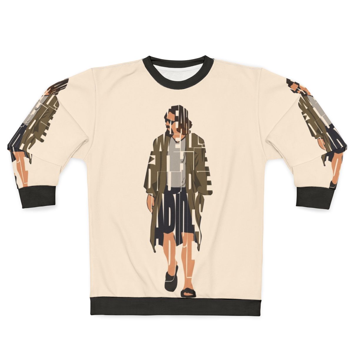 The Big Lebowski Sweatshirt featuring iconic movie typography
