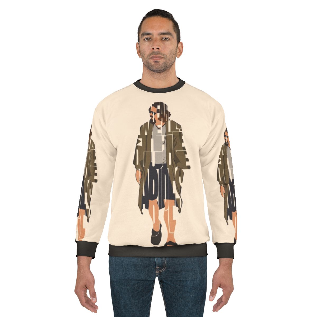 The Big Lebowski Sweatshirt featuring iconic movie typography