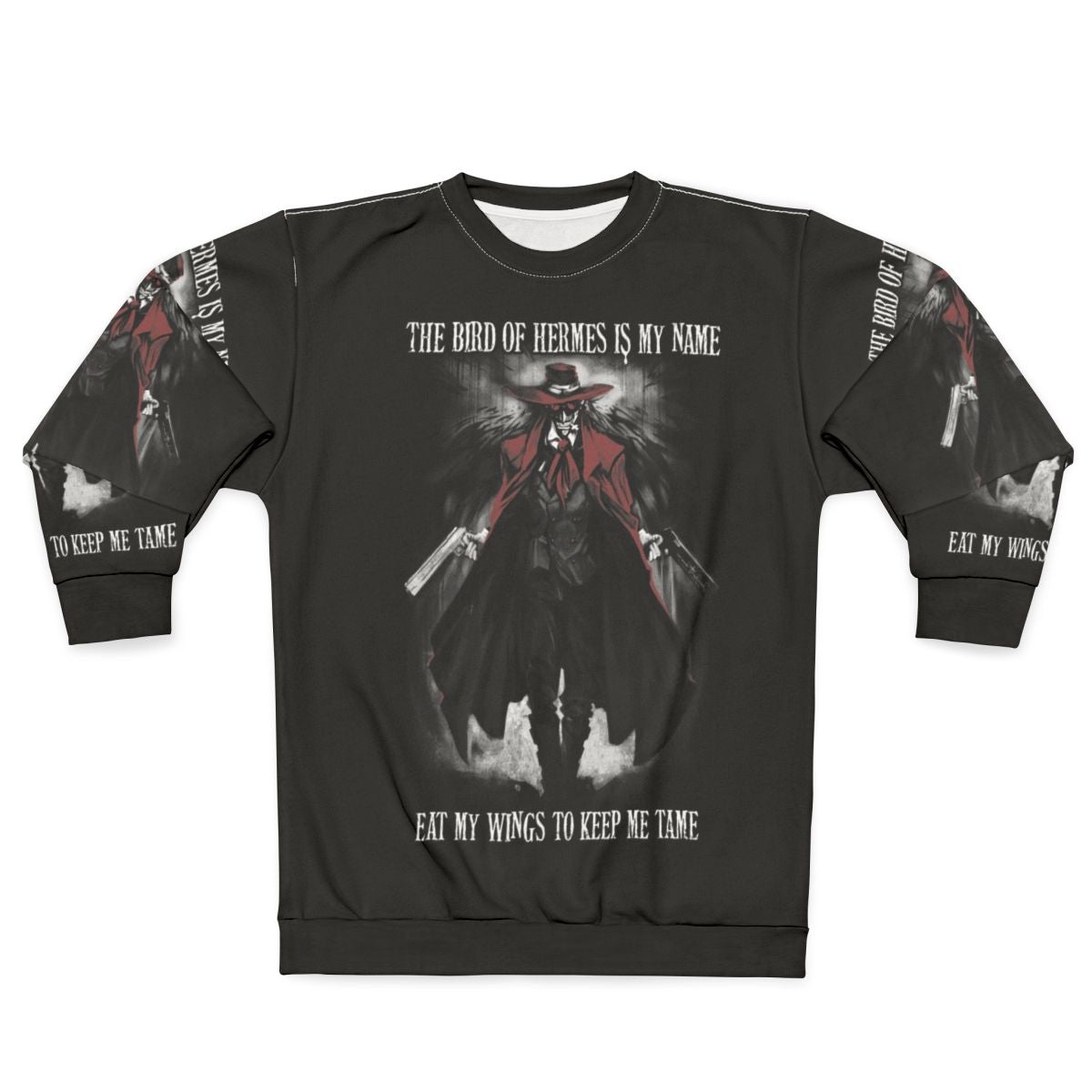 Hellsing Alucard "The Bird of Hermes" Gothic Anime Sweatshirt