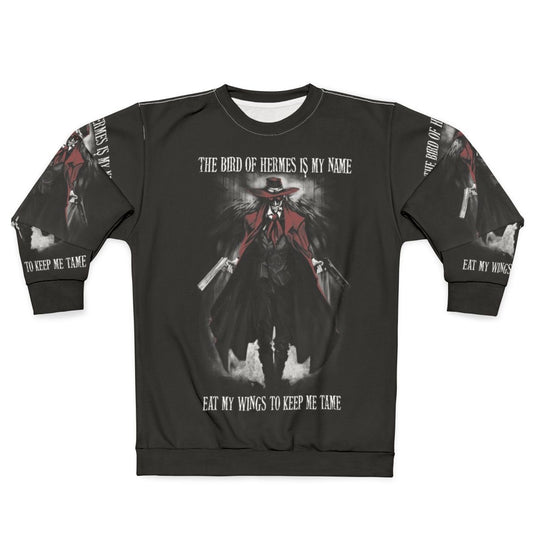 Hellsing Alucard "The Bird of Hermes" Gothic Anime Sweatshirt
