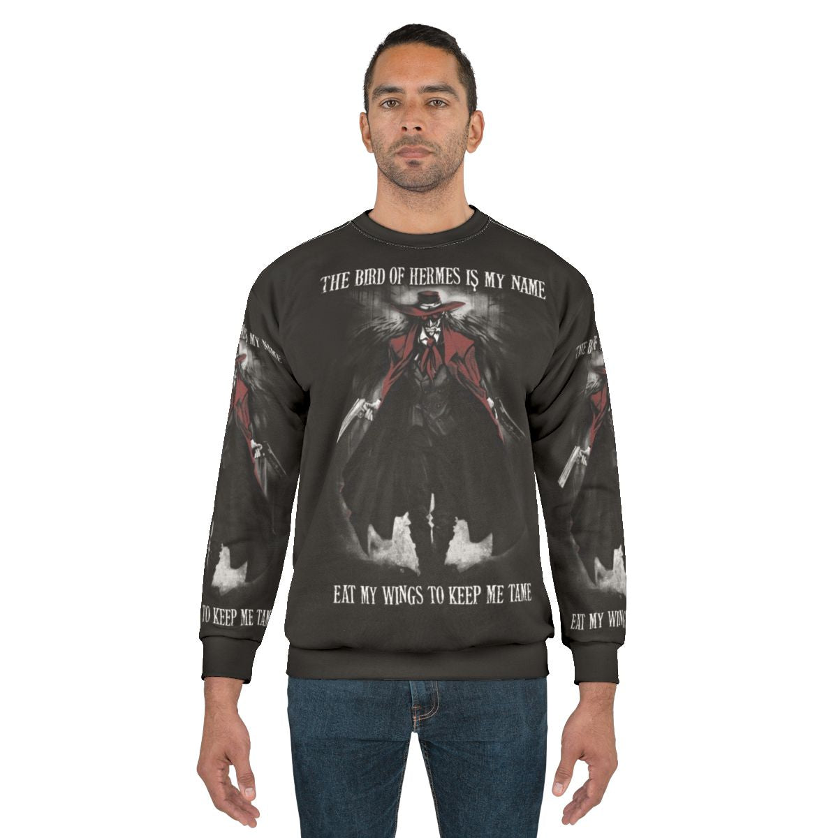 Hellsing Alucard "The Bird of Hermes" Gothic Anime Sweatshirt