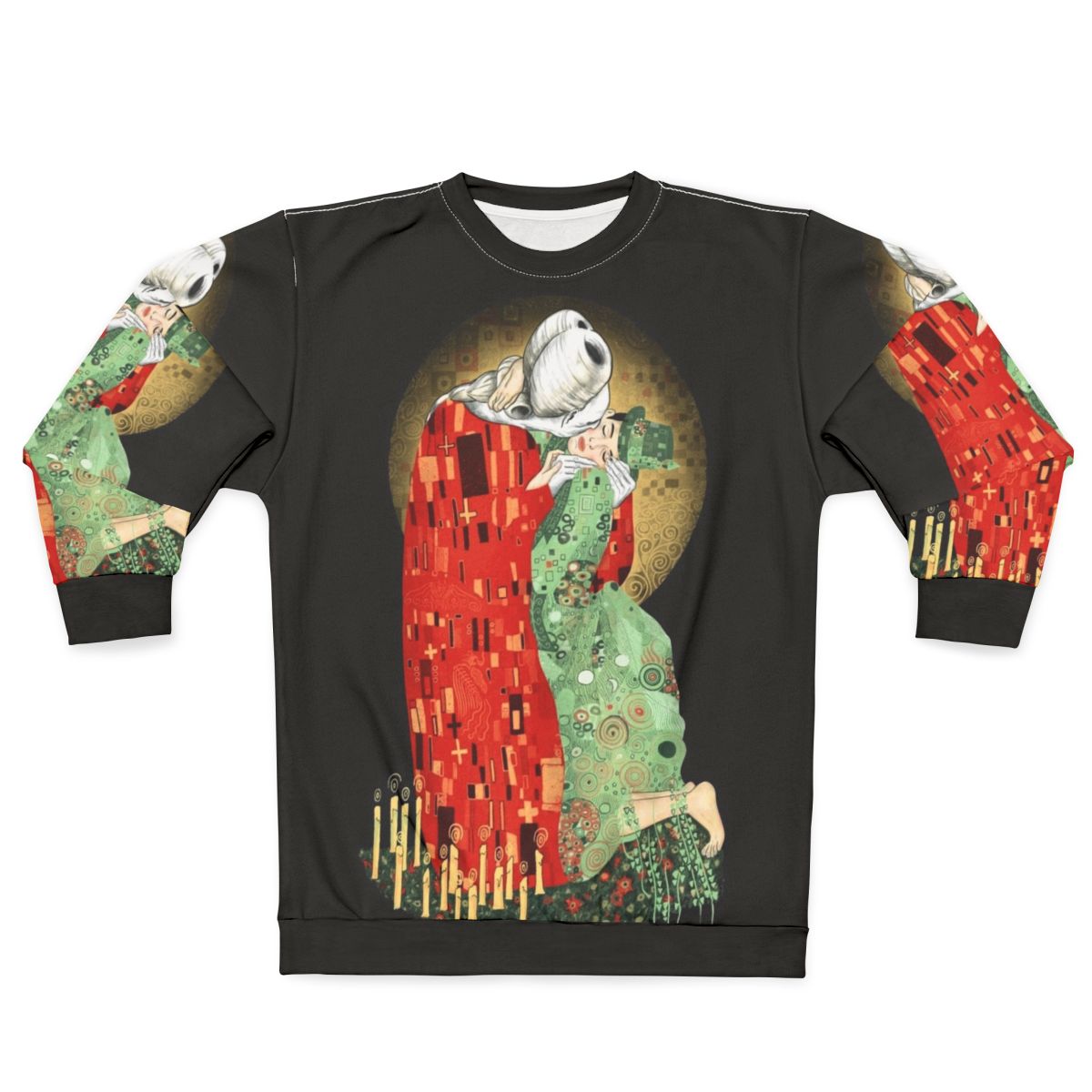 Bloody kiss vampire romance sweatshirt