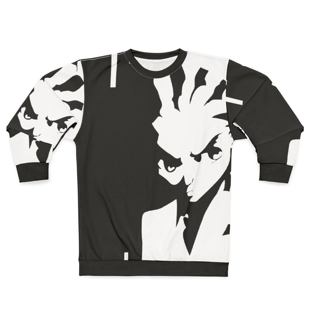 Riley Freeman from 'The Boondocks' graphic printed on black sweatshirt