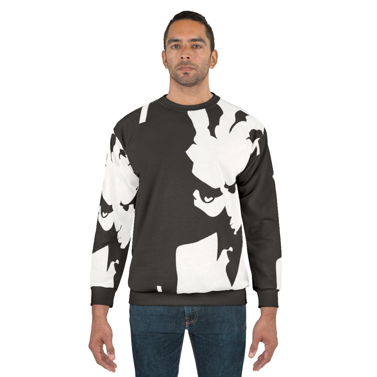 Riley Freeman from 'The Boondocks' graphic printed on black sweatshirt