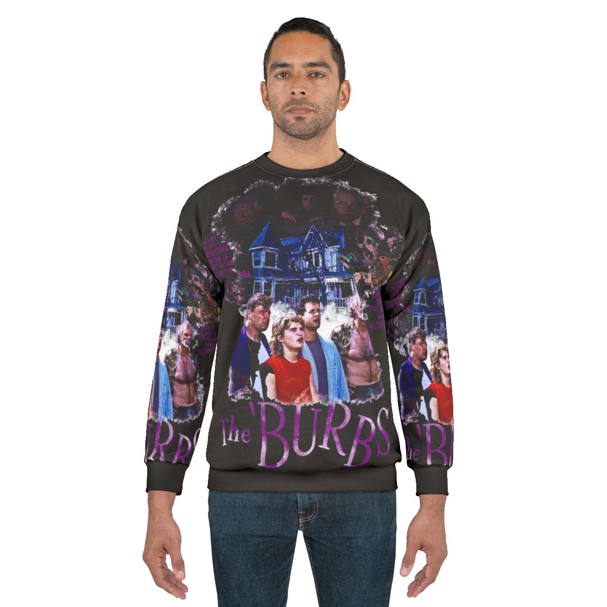 The Burbs 80s Classic Horror Movie Film Art Print Sweatshirt