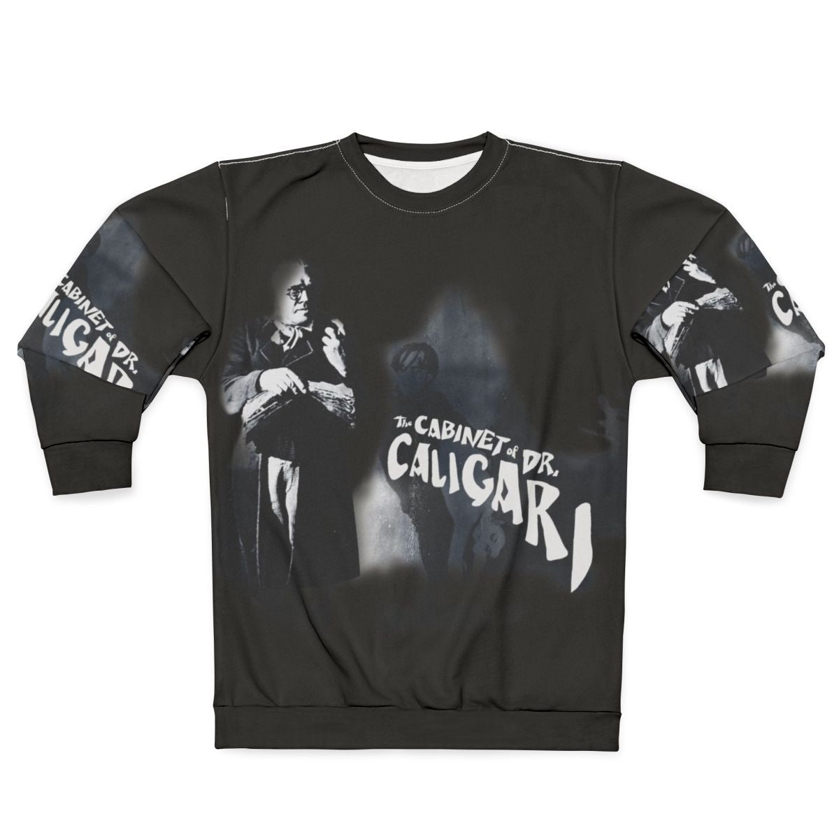Vintage "The Cabinet of Doctor Caligari" sweatshirt with expressionist film design