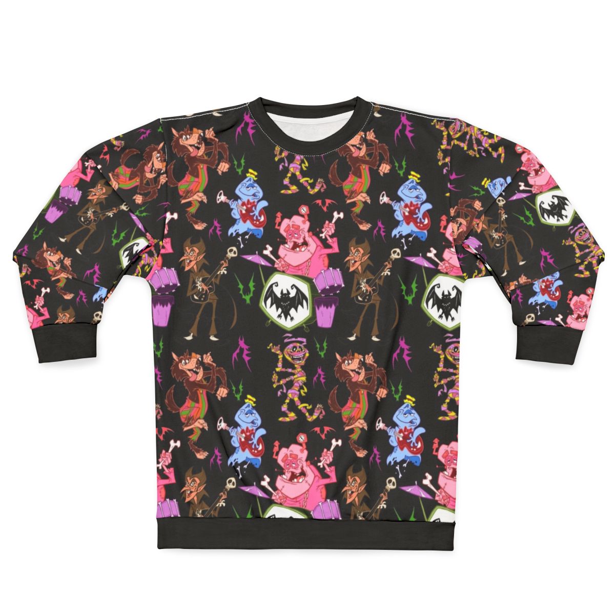 Cereal Monster Sweatshirt featuring Count Chocula, Frankenberry, Yummy Mummy, Boo Berry, and Fruit Brute
