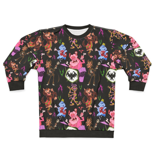 Cereal Monster Sweatshirt featuring Count Chocula, Frankenberry, Yummy Mummy, Boo Berry, and Fruit Brute