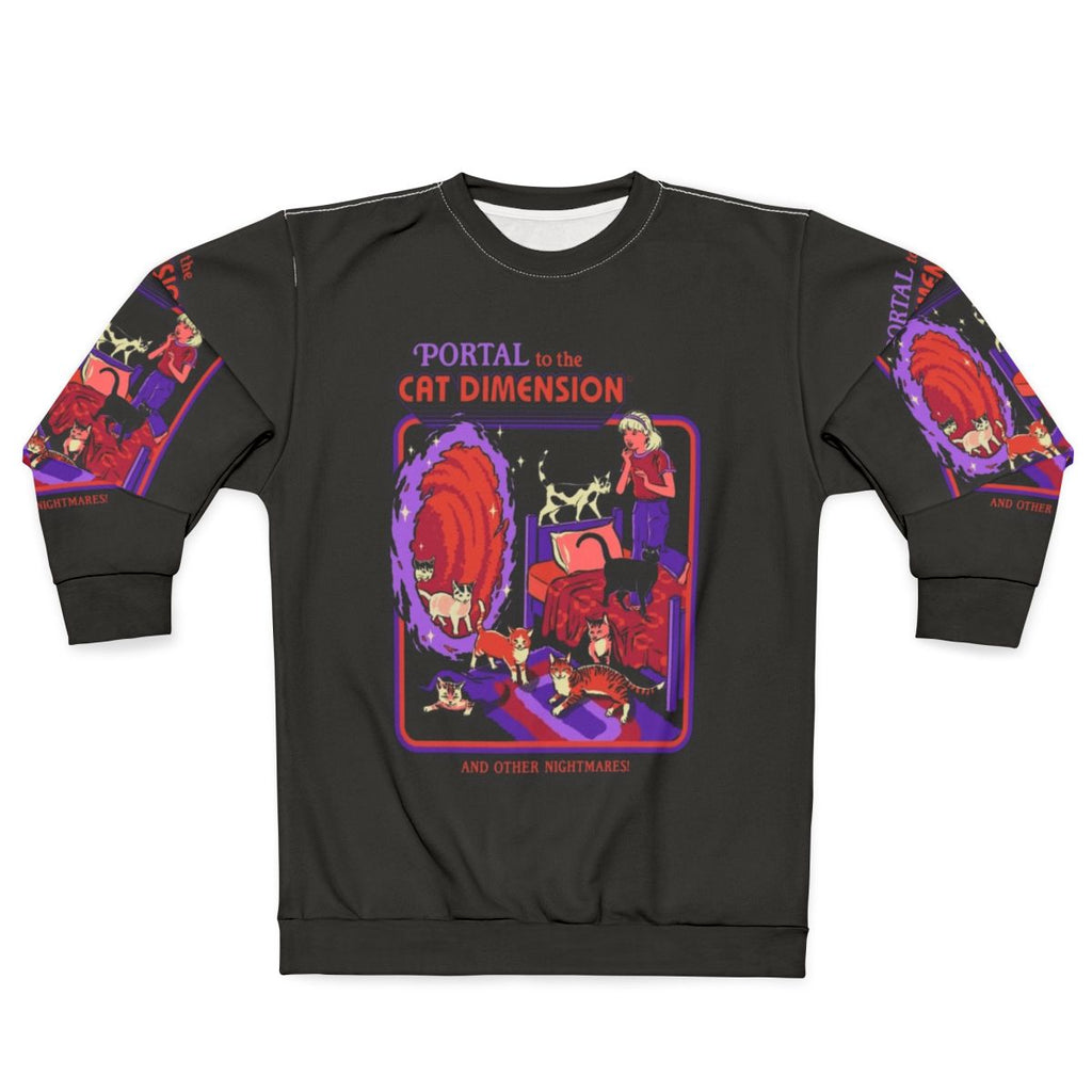 Cat Dimension Sci-Fi Retro Sweatshirt