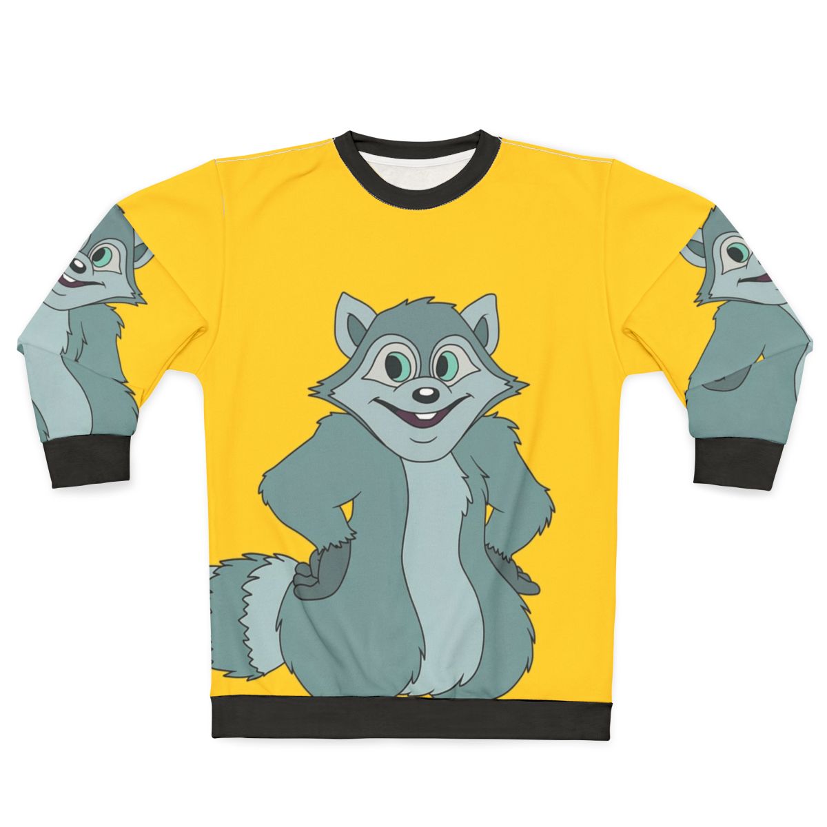 Cheeky Raccoon Graphic Sweatshirt