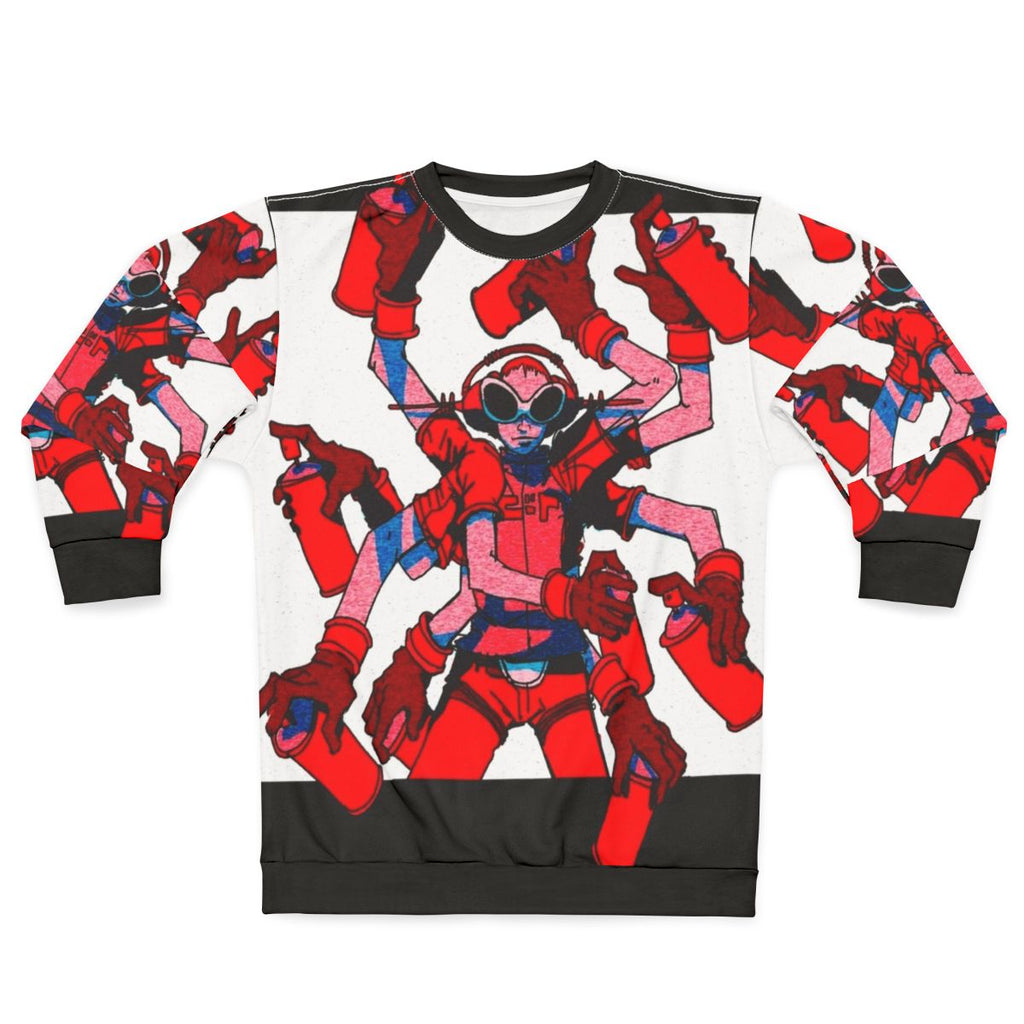 Jet Set Radio Inspired Gaming Sweatshirt