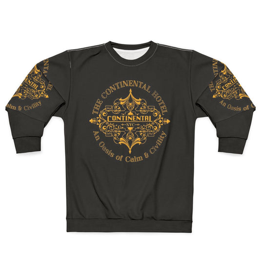 Vintage John Wick Continental Hotel Sweatshirt with Keanu Reeves