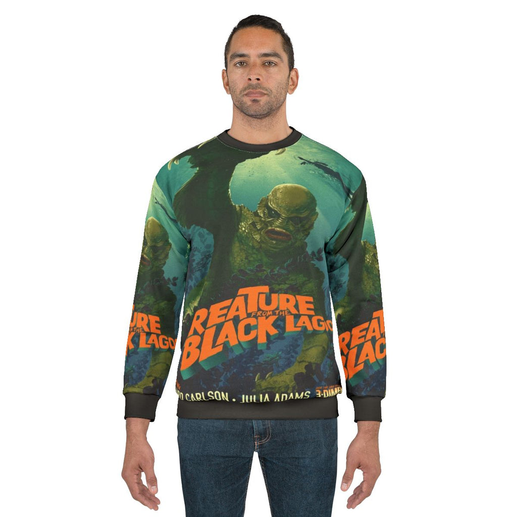 Creature from the Black Lagoon modern movie-inspired sweatshirt