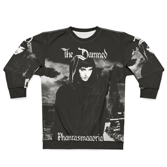 The Damned Phantasmagoria Goth Sweatshirt featuring a dark, gothic design