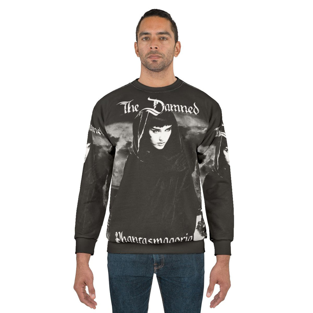 The Damned Phantasmagoria Goth Sweatshirt featuring a dark, gothic design