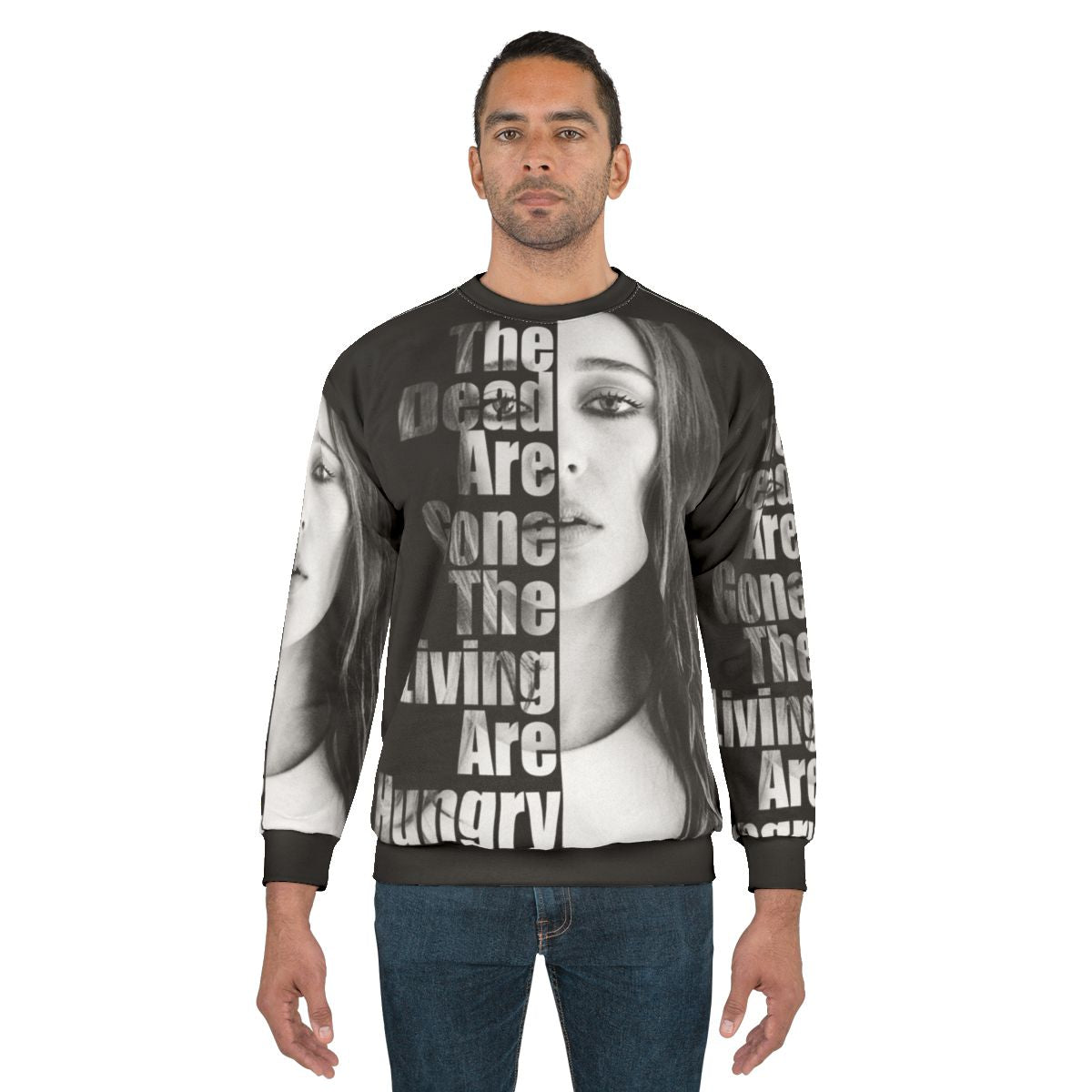 The Dead Are Gone The Living Are Hungry Sweatshirt featuring characters from The 100 and The Walking Dead