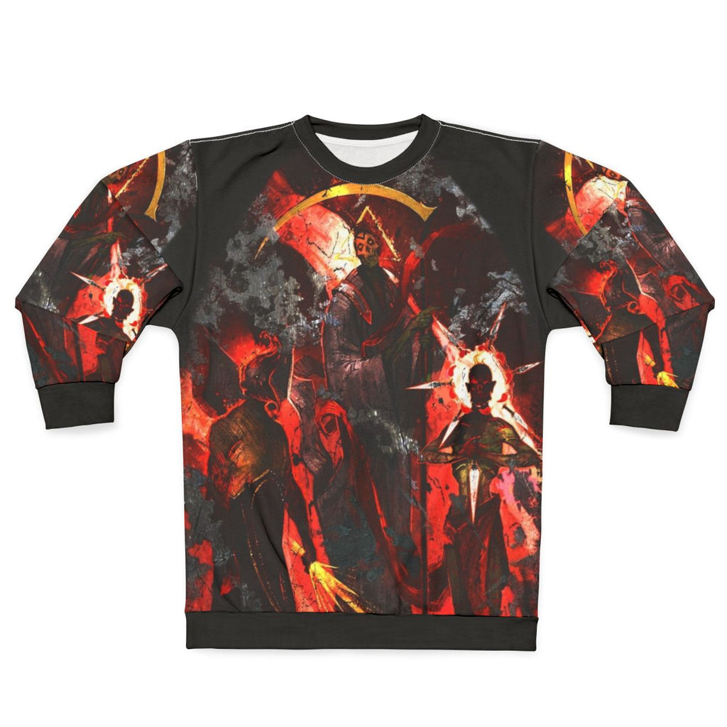 The Dead Three Mural Sweatshirt - Baldurs Gate 3 DnD Apparel