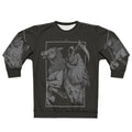 Gothic death reaper skull sweatshirt