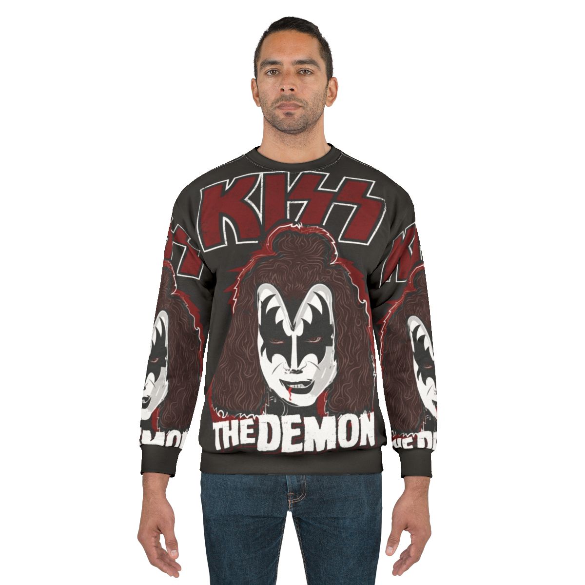 Kiss Sweatshirt featuring Demon Kiss fan art design