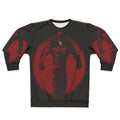 Devil Sweatshirt with Comic Superhero Design