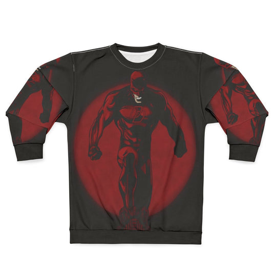 Devil Sweatshirt with Comic Superhero Design