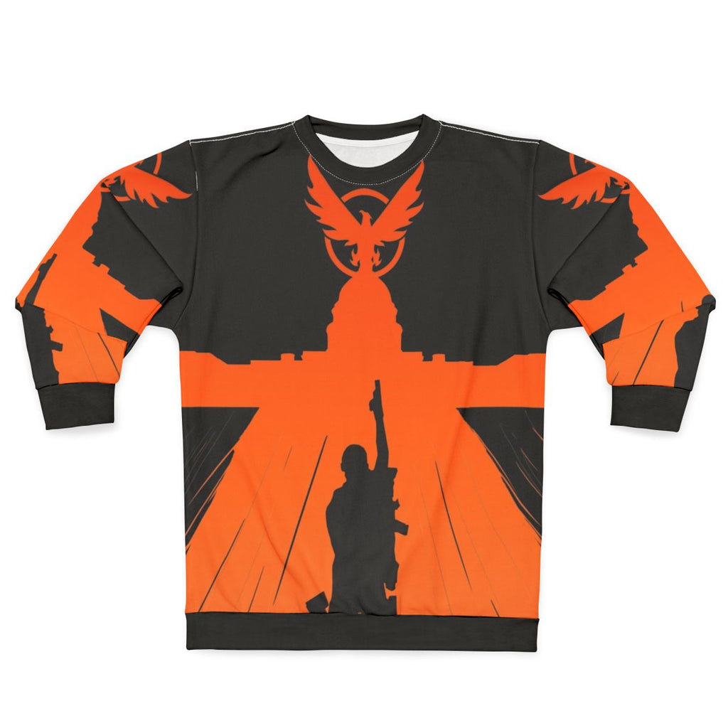 Tom Clancy's The Division video game logo on a sweatshirt