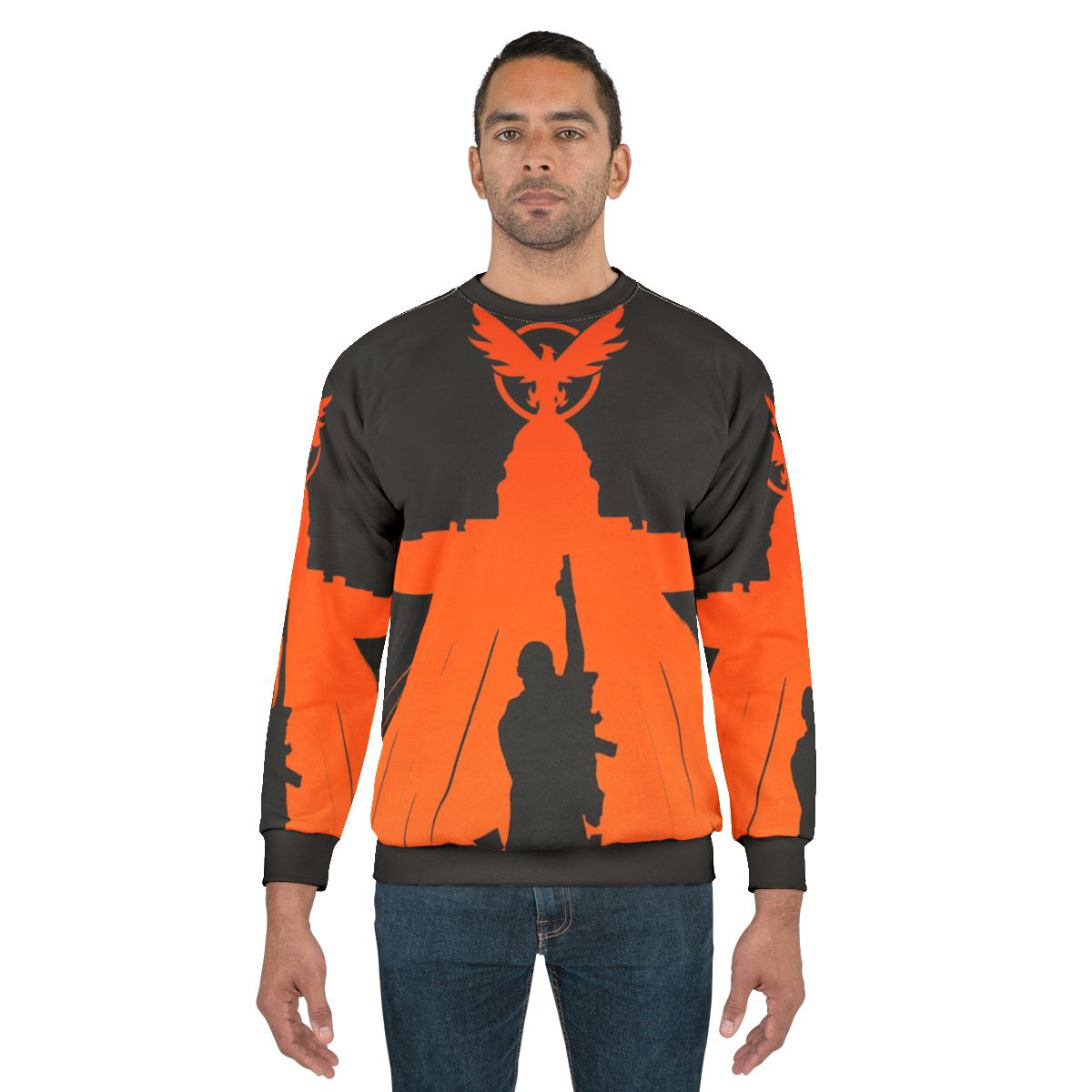 Tom Clancy's The Division video game logo on a sweatshirt