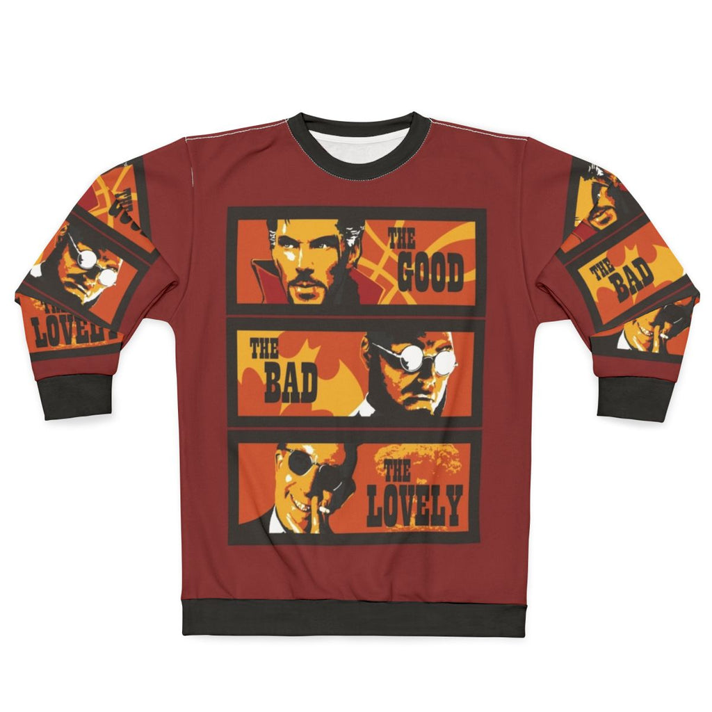 Doctor Strange inspired sweatshirt featuring the Sorcerer Supreme