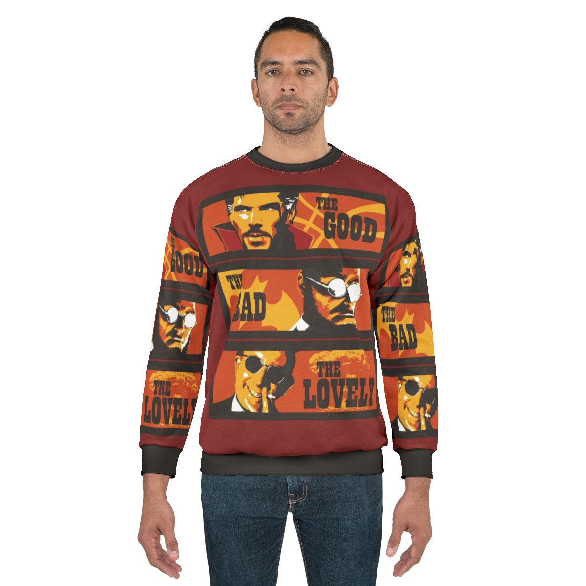 Doctor Strange inspired sweatshirt featuring the Sorcerer Supreme