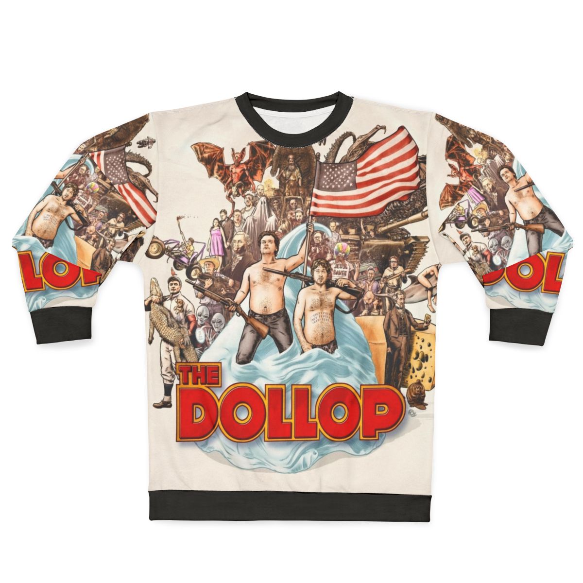 The Dollop Textless Sweatshirt - American History Podcast Merchandise