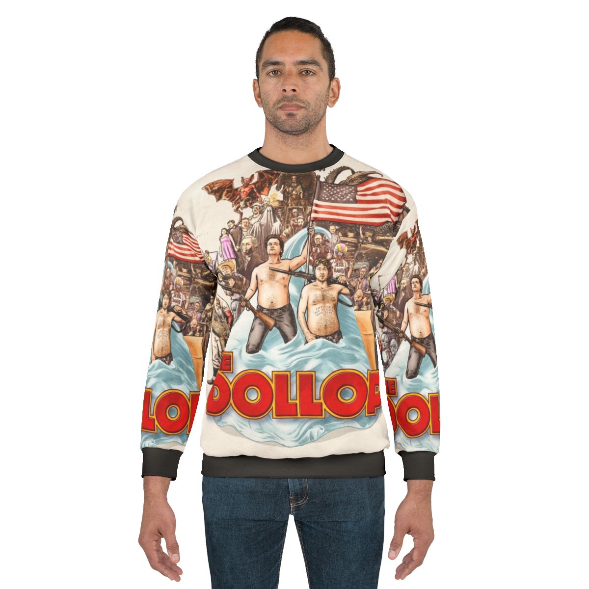 The Dollop Textless Sweatshirt - American History Podcast Merchandise