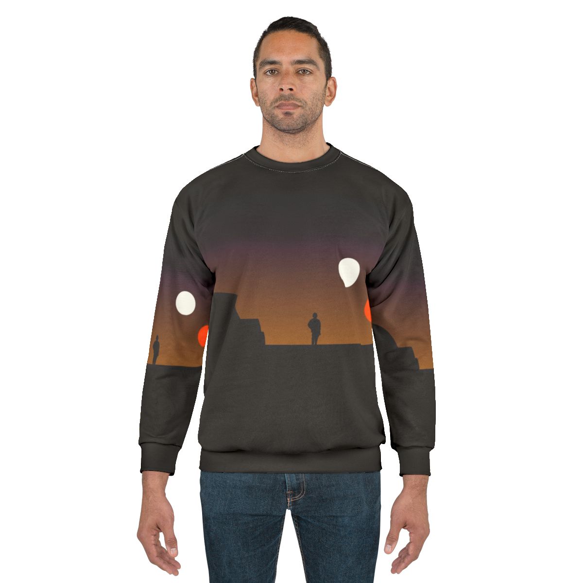Double Sunset Star Wars Tatooine Inspired Sweatshirt