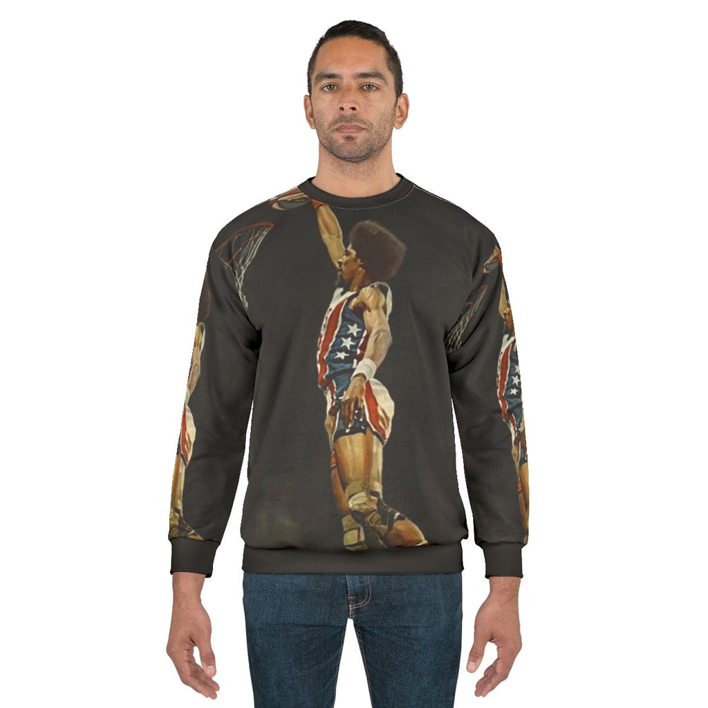 The Dr. J Is In Vintage 76ers Basketball Sweatshirt