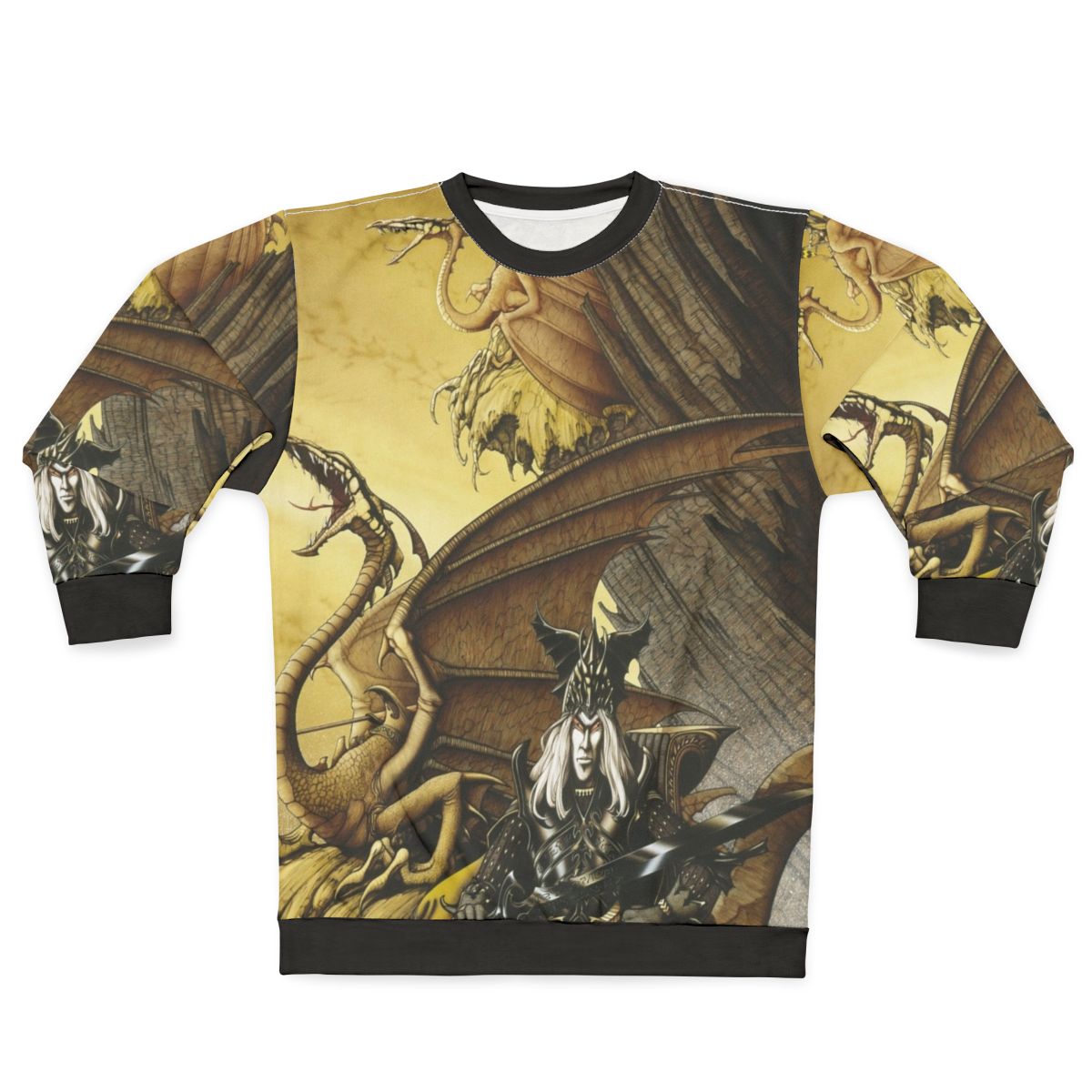The Dragon Lord Sweatshirt featuring classic fantasy art