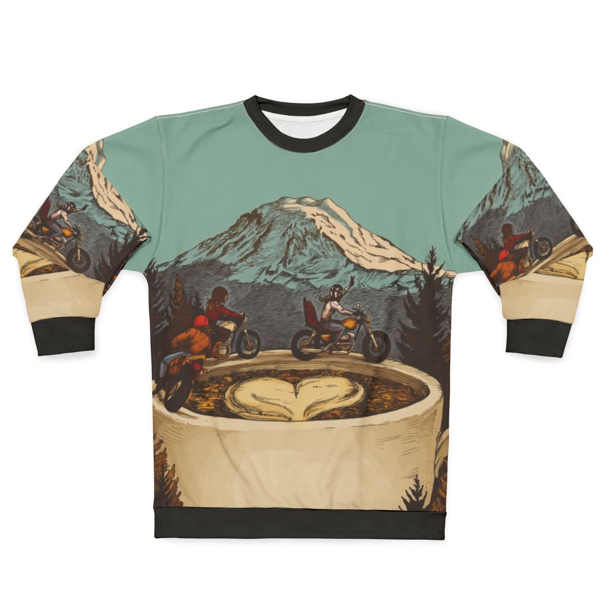 Motorcycle Sweatshirt Featuring The Dream Roll 2016 Poster Artwork