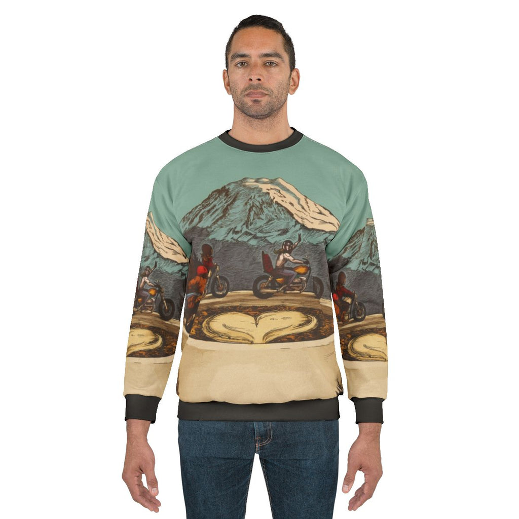 Motorcycle Sweatshirt Featuring The Dream Roll 2016 Poster Artwork