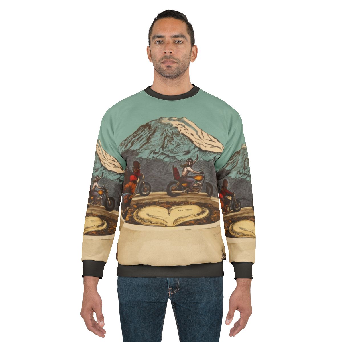 Motorcycle Sweatshirt Featuring The Dream Roll 2016 Poster Artwork