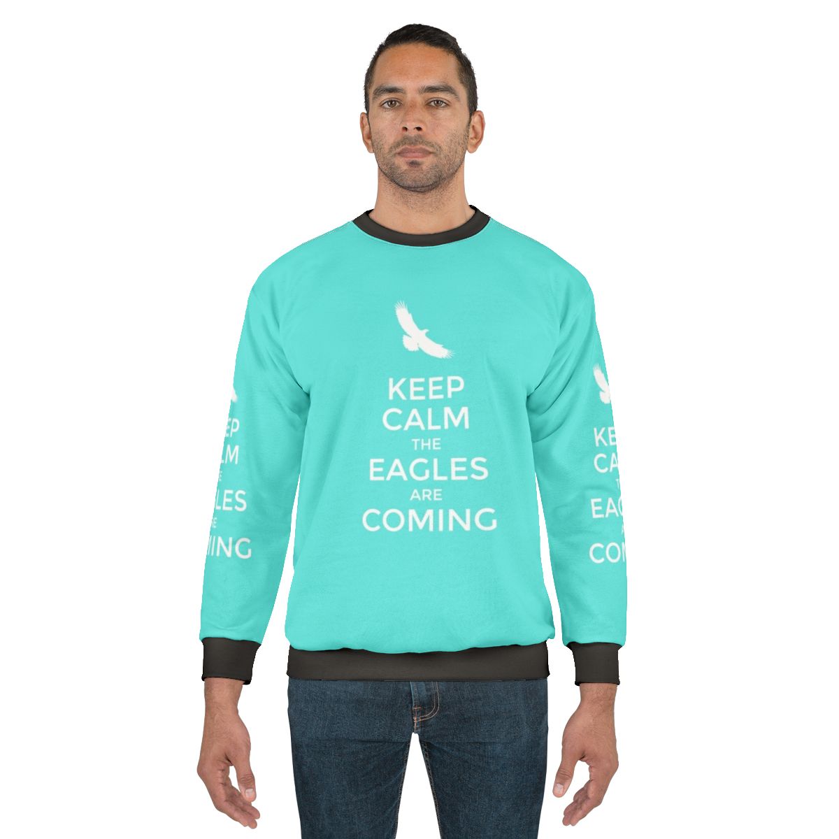 Eagles Sweatshirt with Graphic Design