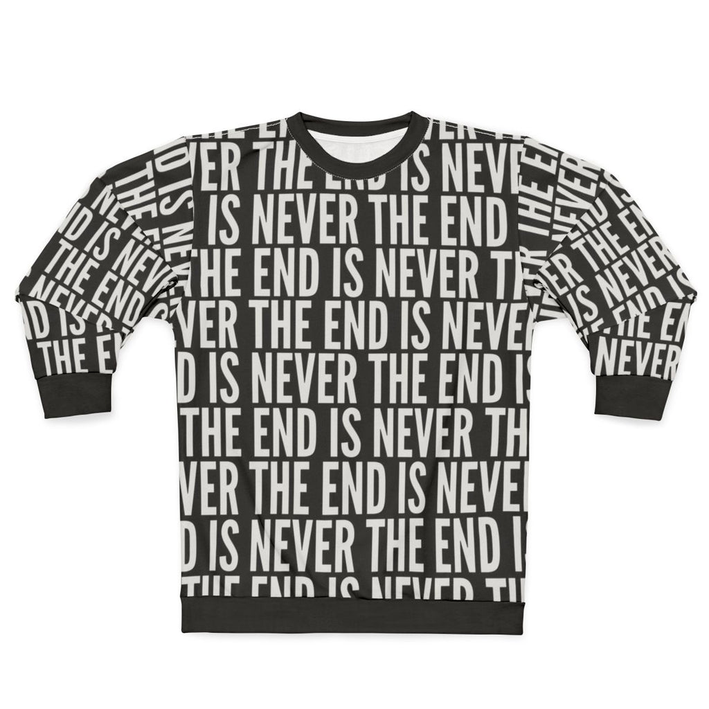 "The End Is Never The End" The Stanley Parable Video Game Sweatshirt