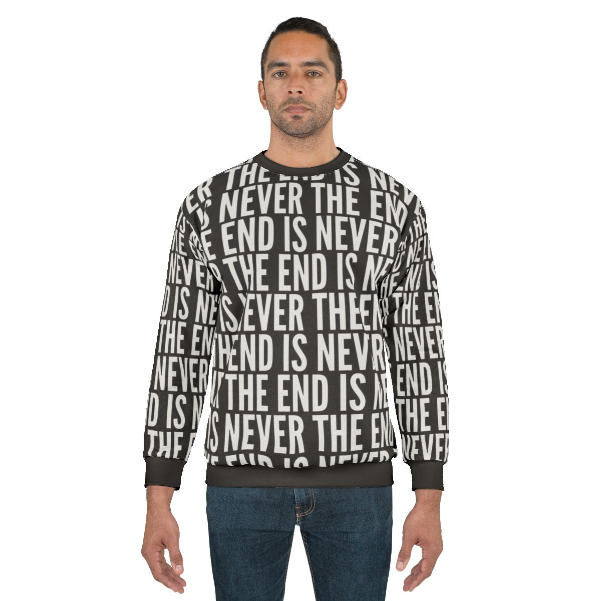 "The End Is Never The End" The Stanley Parable Video Game Sweatshirt