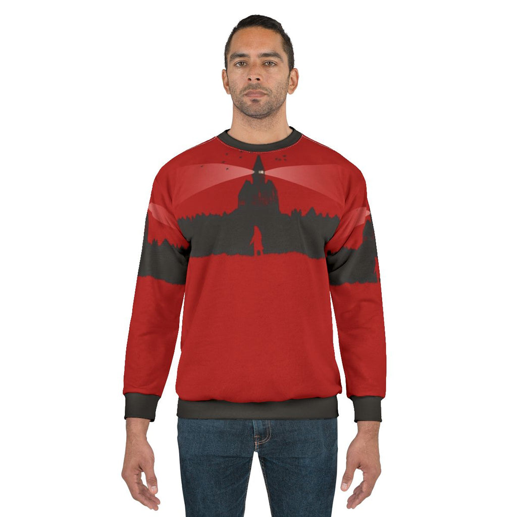 The Evil Within Light Sweatshirt featuring horror game characters